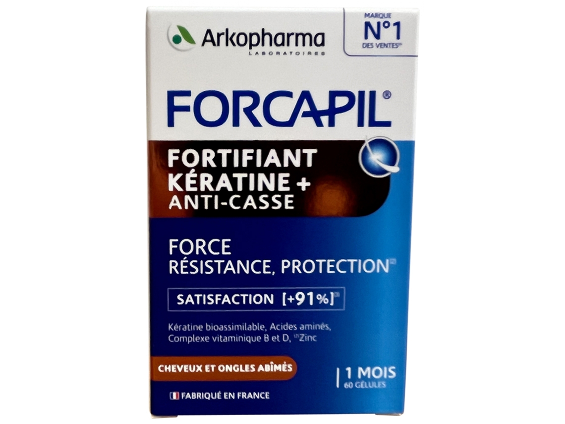 Forcapil Queratina Fortificante 60 Cápsulas ARKOPHARMA