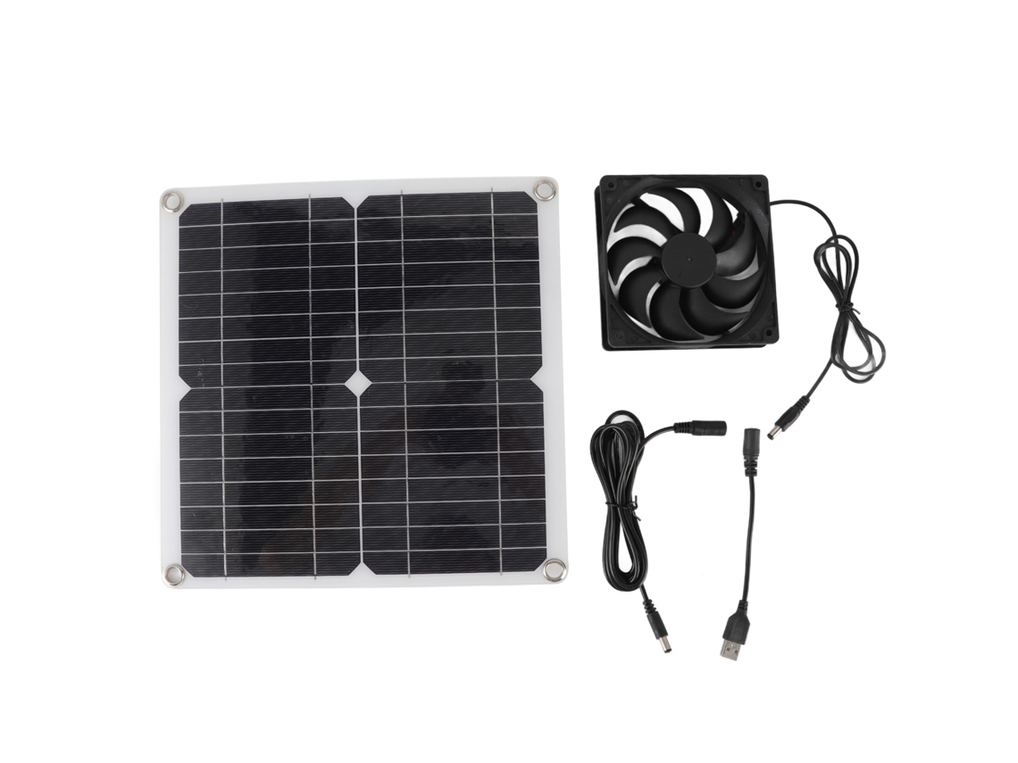 Ventilador Solar Portátil (iluminação, Energia Solar)