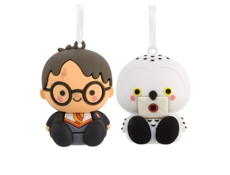 Conjunto de Duas Figuras Decorativas em PVC Harry E Edwiges Melhores Juntos Marca