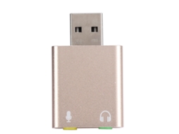 Adaptador de Áudio Usb LAXISCREED 3d Estéreo
