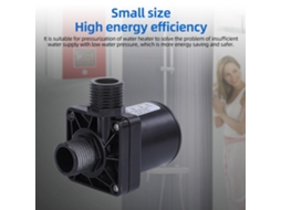 Bomba Sem Escova Dc 24v 700l/h 20w Para Piscinas Peixes