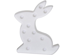 Luminária De Mesa Decorativa Doitool Creative Rabbit Led, Sem Pilhas,
