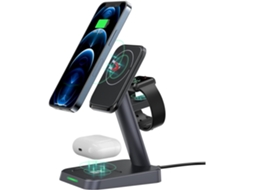 Carregador Sem Estação Carga Rápida para iPhone 12 YIZHOOD Magnética Preto