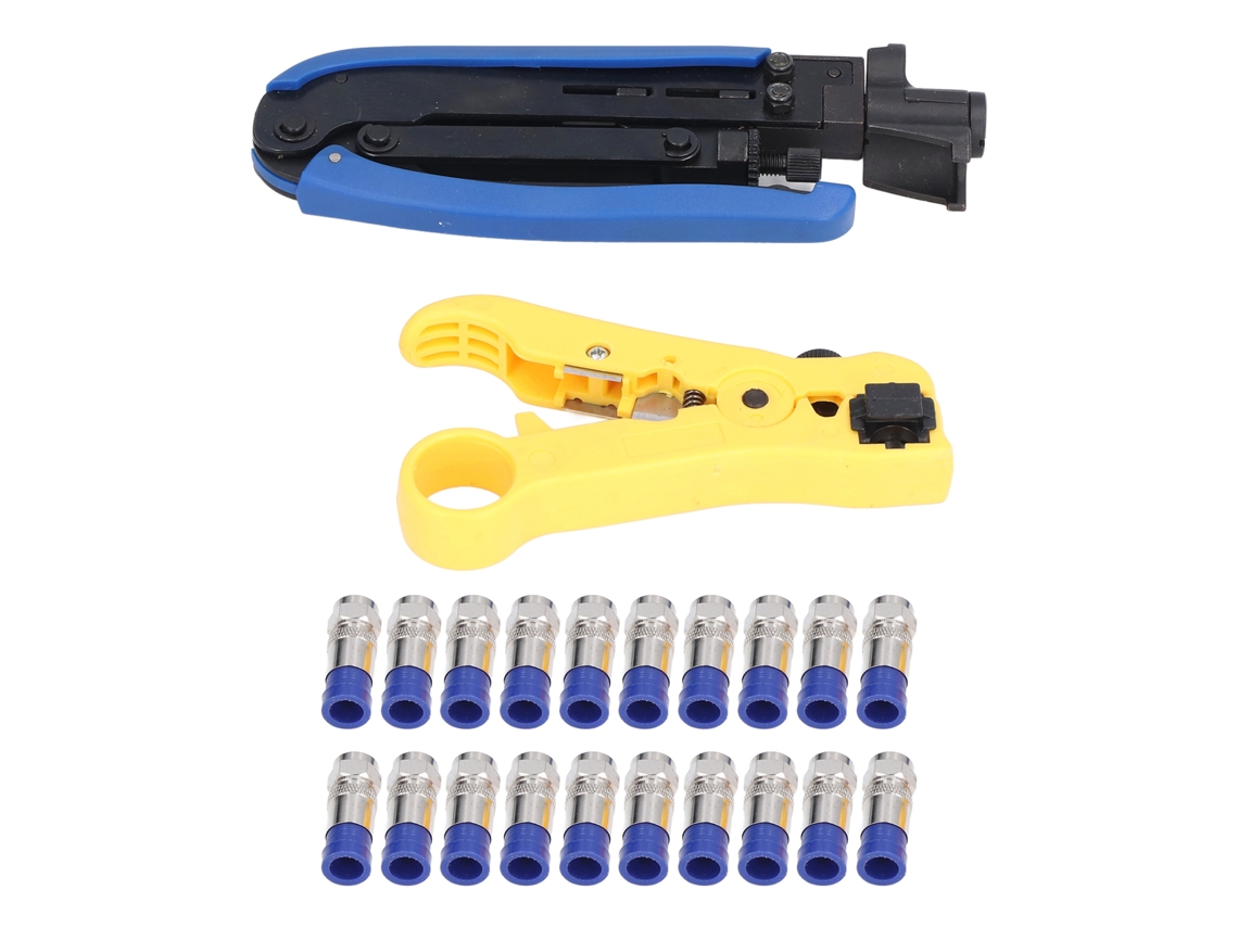 Kit de Ferramenta de Crimpagem com 1800 Terminais S/MARCA
