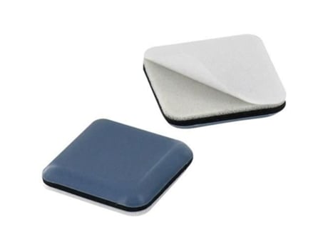 Almofada Deslizante Cinza Adesiva Ptfe D 40x40mm X4 Vynex