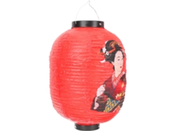 Lanterna Vermelha Suspensa em Pvc Impermeável, Estilo Japonês, para Restaurantes de Sushi e Churrasco. SFUSHOS