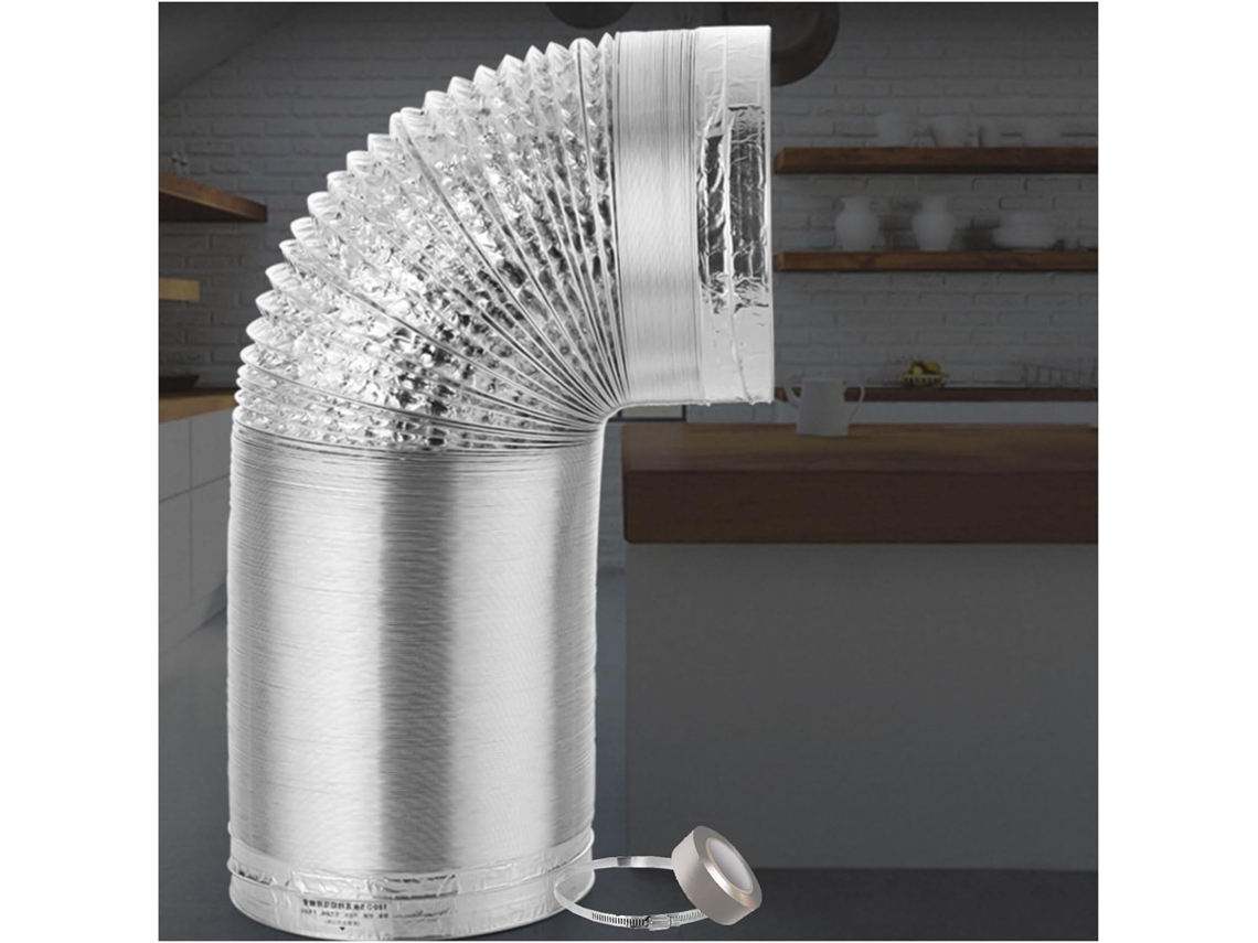 Duto Flexível de Alumínio 100 mm 2 M S/MARCA