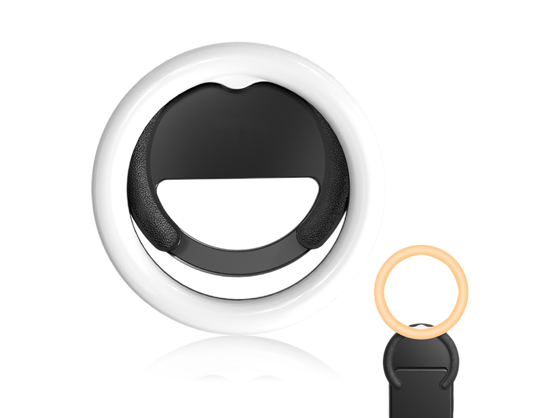 Luz de Preenchimento para Telefone EOOCOO (rotação de 180°, Multifuncional e Multiângulo)