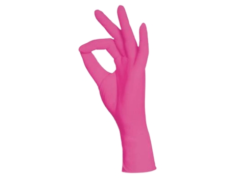 MED COMFORT Guantes de Nitrilo Rosa 100 Uds