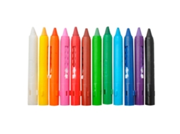 Lápis de Rosto Multicolorido 12 Peças