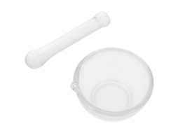 Conjunto De Pilão E Almofariz Culinário De Vidro De 60 Ml Com Base Espessa – Conjunto Manual