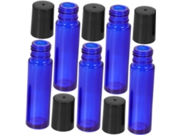 Conjunto De 24 Frascos De Vidro Recarregáveis Para Óleos Essenciais E Perfumes De Viagem.