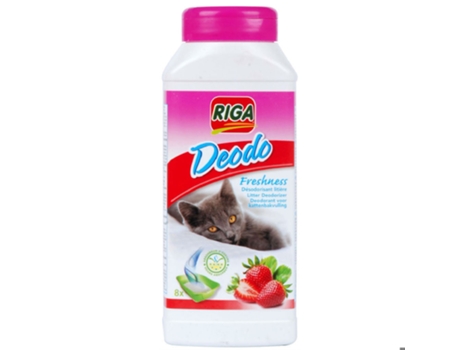 Desodorizante para Absorvente de Gato Morango RIGA emb. 750 gr