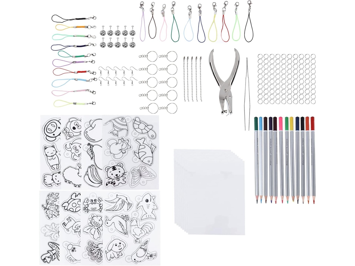 Conjunto de Folhas Termoencolhíveis SAHGSA com Kit Criativo de Plástico para SFUSHOS
