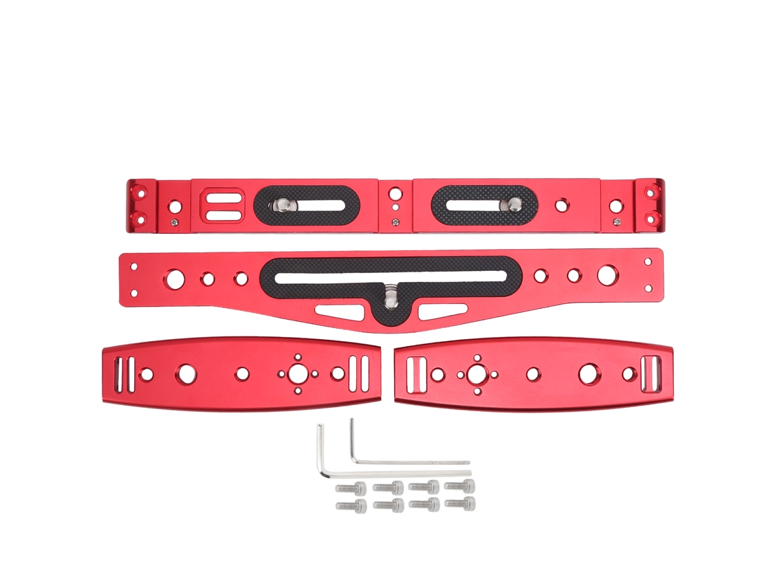 Metal Handheld Mobile Phone Bracket Recording Live Cage Stand Universal For Mic Fill Lightred LAXISCREED