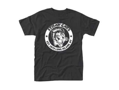 T-shirt STRAY CATS (L - Preto)