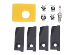 Ronjoe-kit De Reposição Lâminas Plugue De Centelha Filtro De Ar Para Cortador De Grama 18 Polegadas 450e 500e 550e 550ex