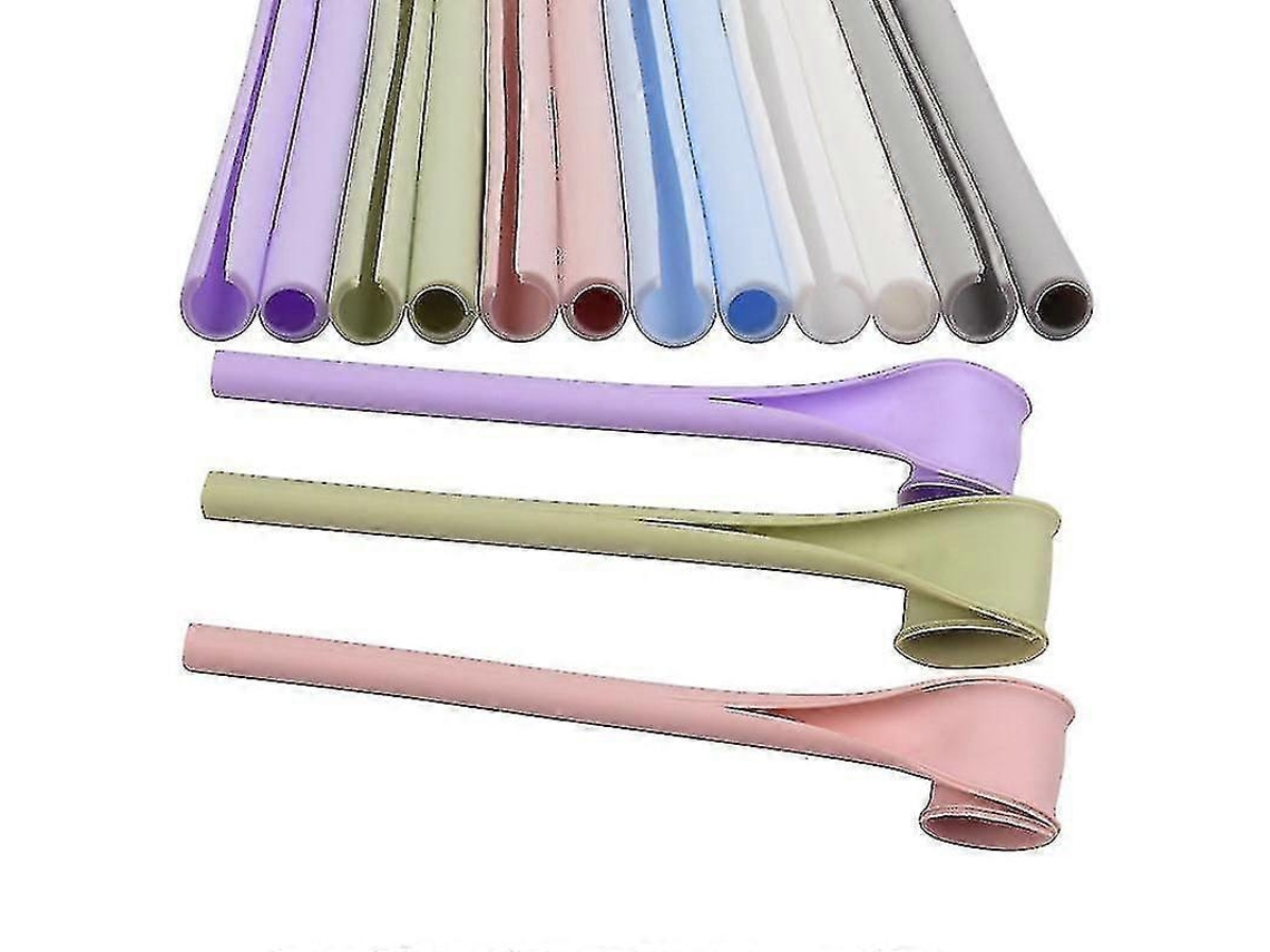Canudos De Silicone Reutilizáveis, Laváveis ​​e Que Podem Ser Abertos. Nostalgia88