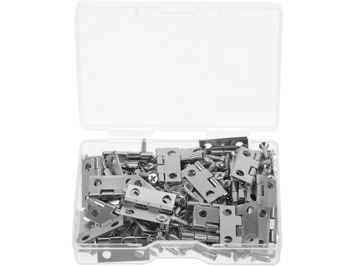 Wooneky 50 Peças Mini Para Armários Em Ferro Antigo Com Diy, Caixas De