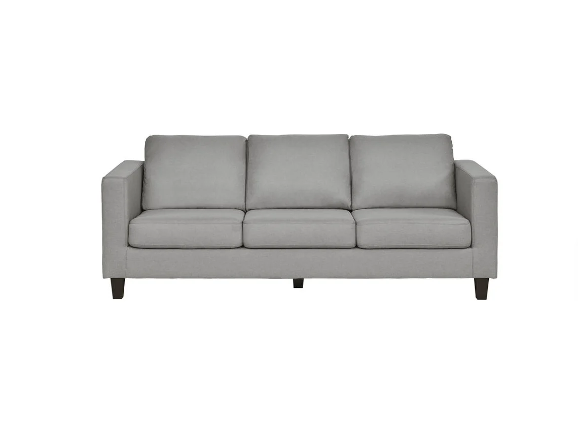 Sofá de 3 Lugares Cinzento DORMUS Larry (210 x 79 x 85 cm)