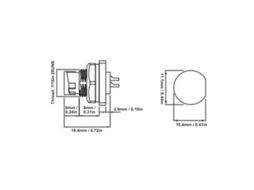 Laxiscreed Conector Quadrado De 4 Pinos Ip67 À Prova De Água Para Soldar
