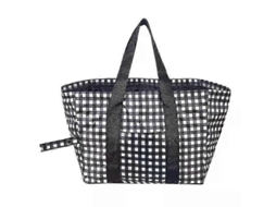 Bolsa Térmica Dobrável de Grande Capacidade com Gelo, Portátil, em Folha de Alumínio, para Piqueniques e Compras. GOKOCO