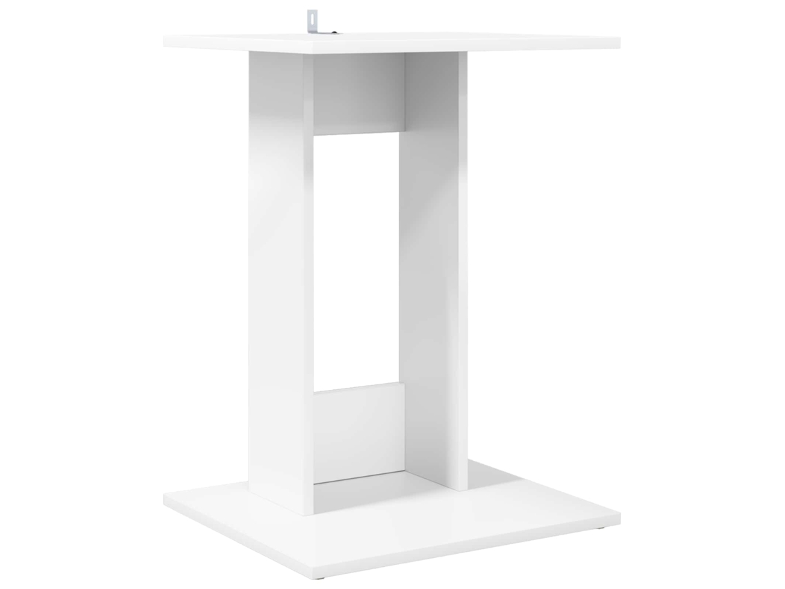 Mesa lateral Branco MAISON EXCLUSIVE em madeira trabalhada, 45x40x62,5 cm