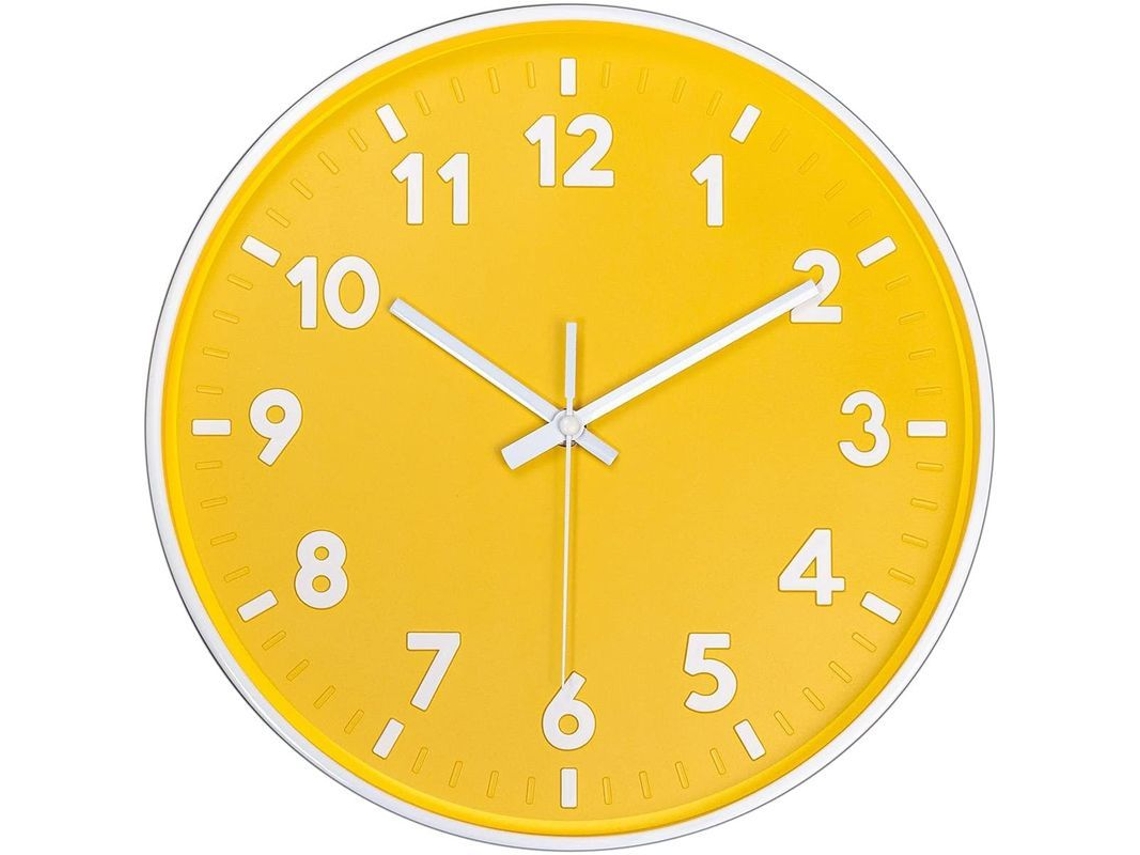 Relógio de Parede Nova Line, 30cm, Moderno, Silencioso, Preciso, Estilo Elegante