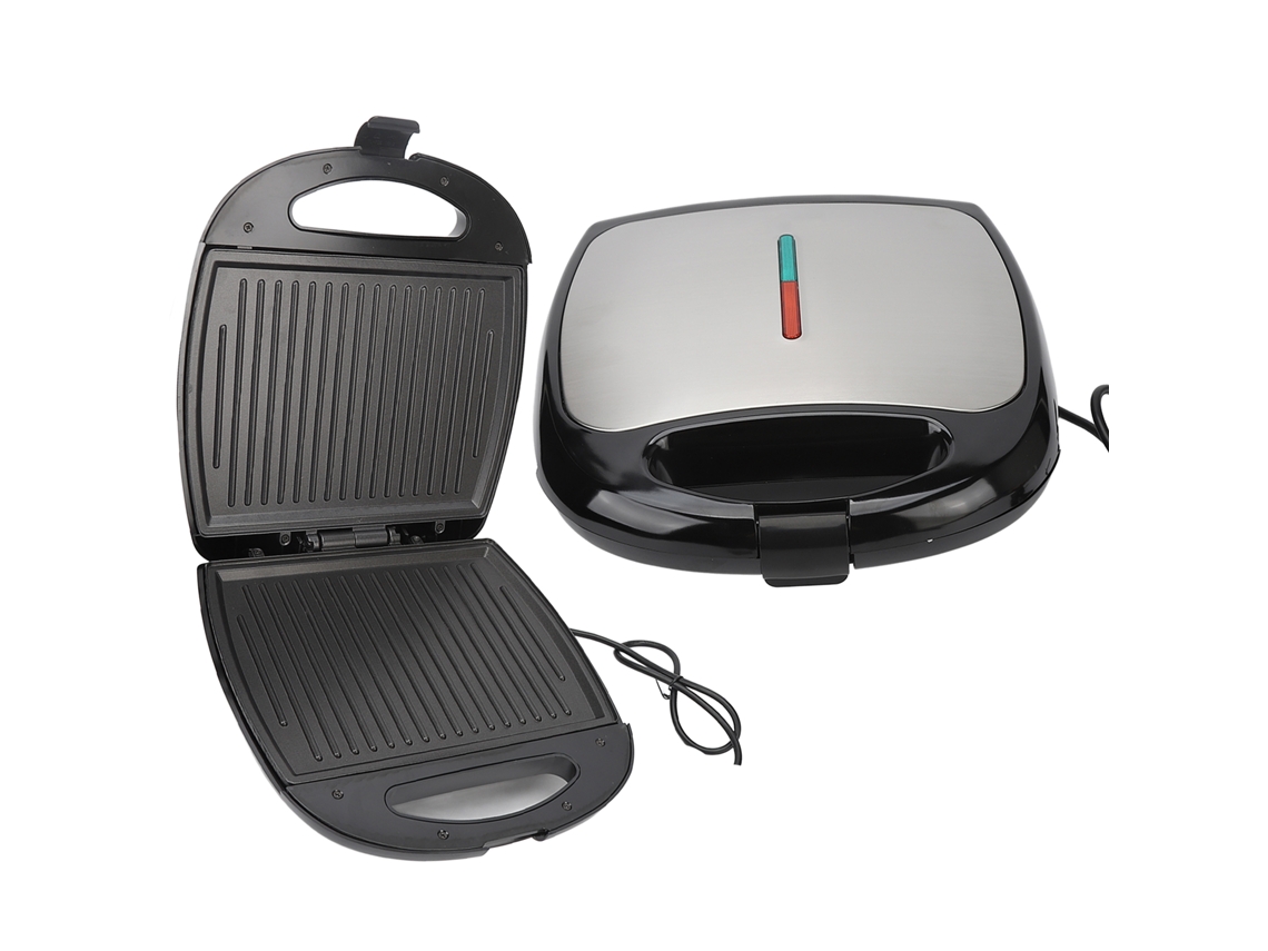 Laxiscreed Sanduicheira Multifuncional Para Paninis E Bifes Com Aquecimento Dupla Face