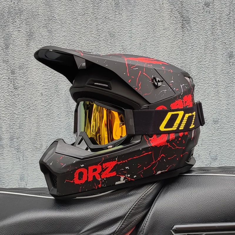 Capacete De Motocicleta (xxl), Para Motocross E Downhill.
