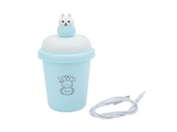 Humidificador Pequeño 300ml Inalámbrico Bajo Ruido Luz Colorida Portátil para Oficina Y Mesa
