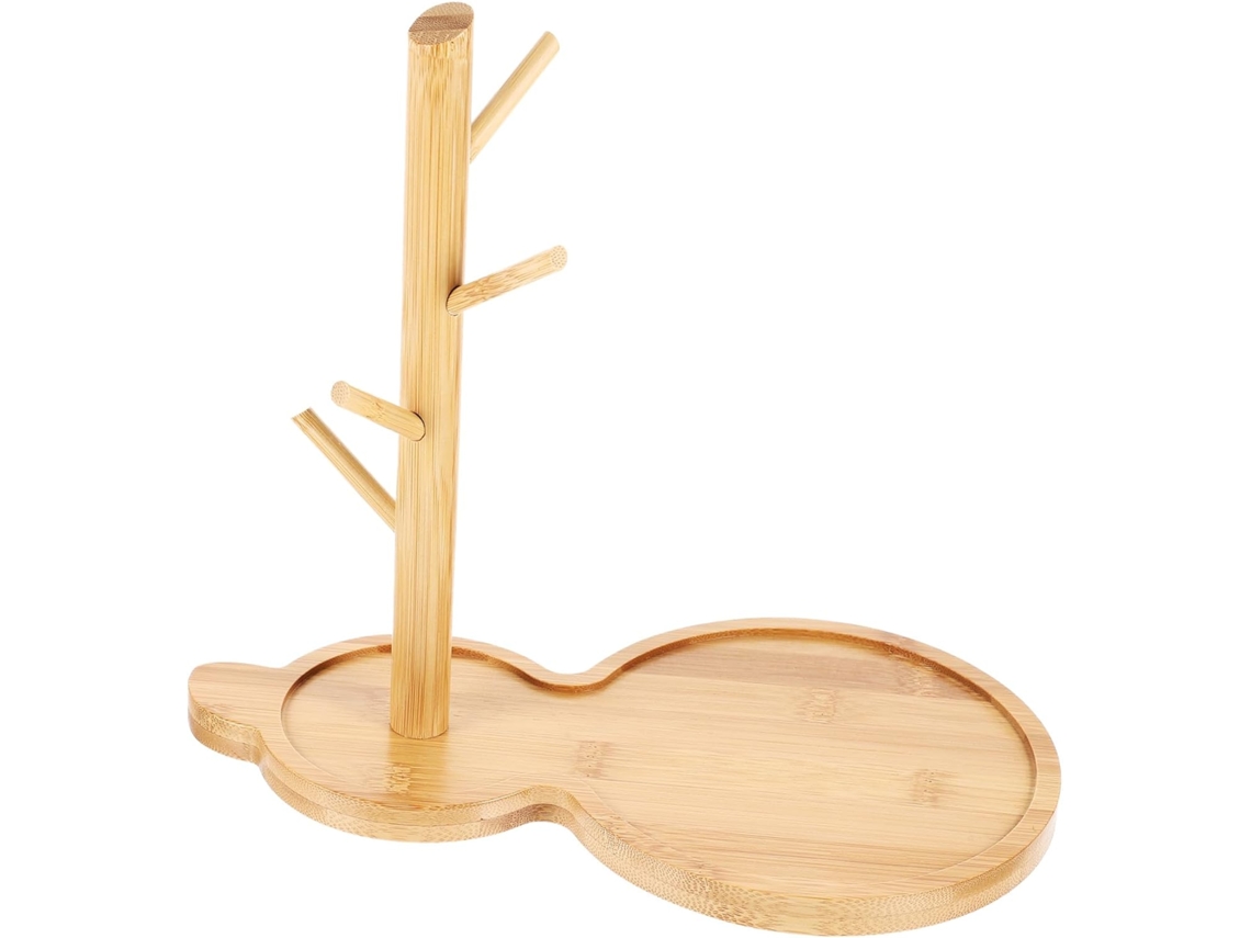 Nuobesty Pequeno Porta-chaves Decorativo De Bambu, Porta-anéis E Bandeja Para Bijuterias, Material