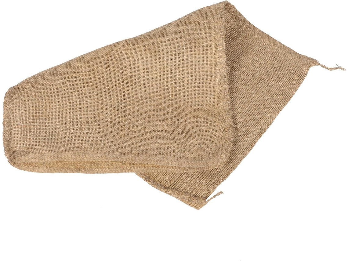 Conjunto De 3 Sacos Juta Amarelos Para Armazenamento Areia Ao Ar