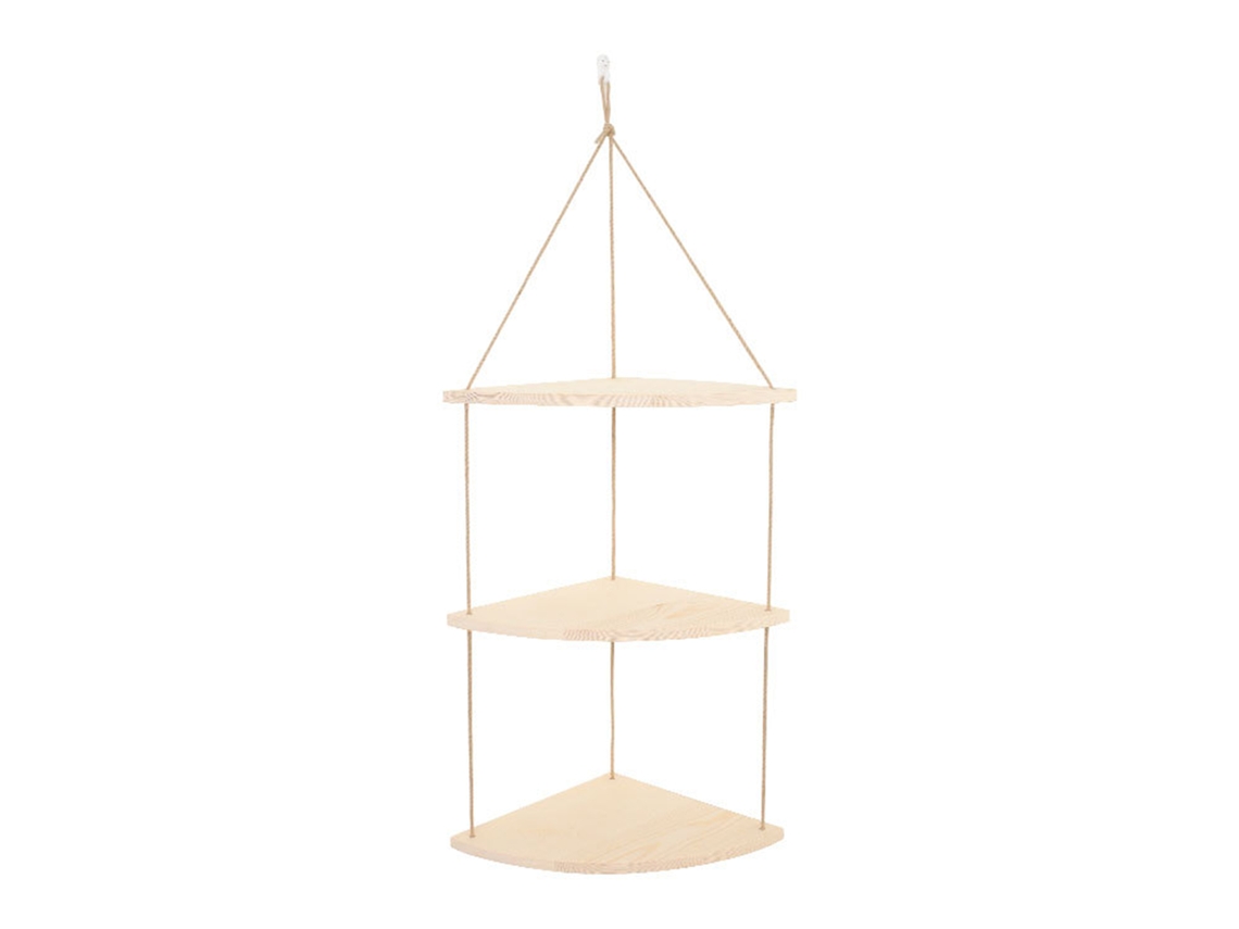 Estante Cantinho Forma Vento Ganchos Copo 3 Andares Cor Log