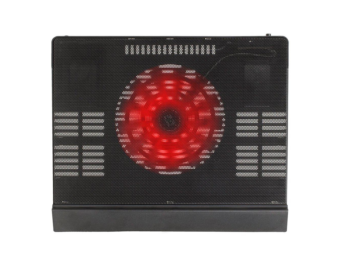 Rivacase 5556 Base de Refrigeração para Computador 43.9 Cm 17.3'' Preto