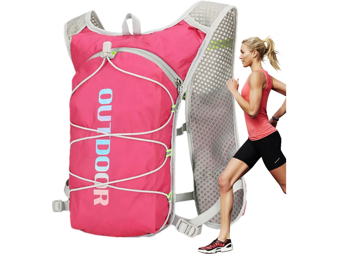 Mochila de hidratação para corrida, jaqueta esportiva de hidratação, mochila respirável para caminhadas.