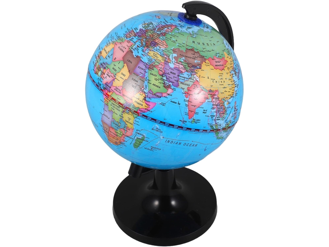 Globo Terrestre Educativo De Plástico Com Suporte