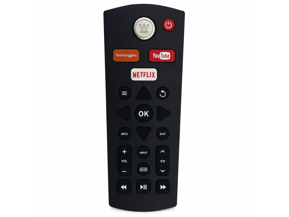 Comando À Distância Para Tv Compatível Com Westinghouse Wd24hb2600 Com Botões Netflix E Youtube_zhd