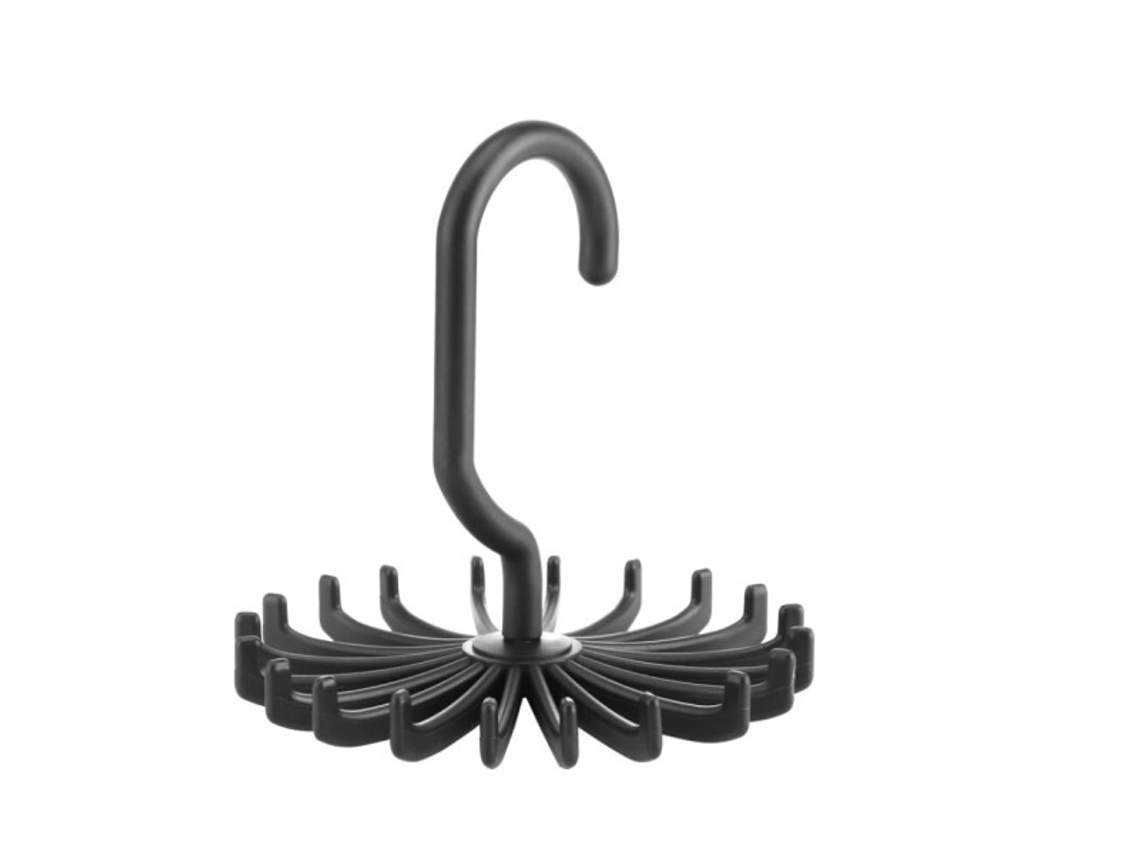 Cabide De Gravata De Plástico Portátil, Suporte De Gancho Giratório, Suporte De Cinto, Cabide De Roupas, Armazenamento Aquaforge
