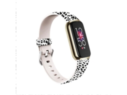 Lurelia Pulseira De Silicone Com Estampa Leopardo Preta, Compatível Fitbit Luxe Edição Especial