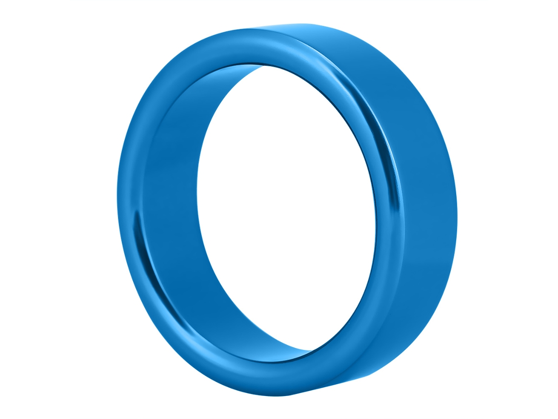 Anel Para Pênis Retardante Brinquedo Erótico Adulto Sexo Azul 45mm