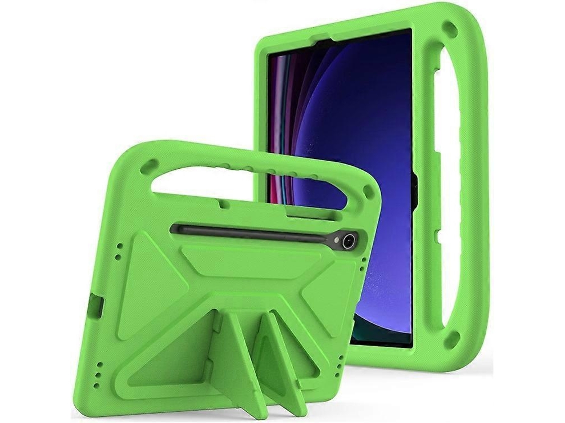 Capa Infantil Eva Com Suporte E Alça Para Samsung Galaxy Tab S9 Fe Elysve