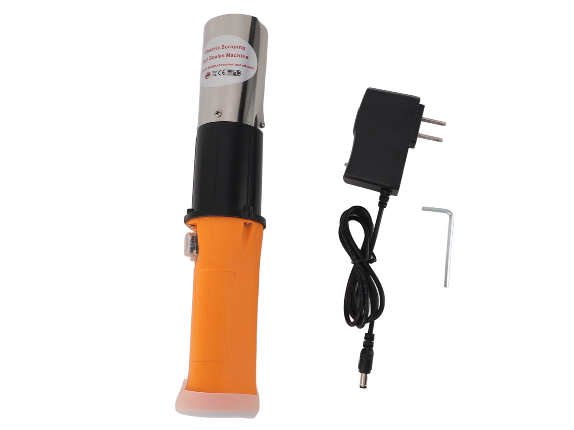 Removerdor Elétrico de Escamas de Peixe S/MARCA sem Fio 56W 6000rpm Bateria Recarregável 2000mAh