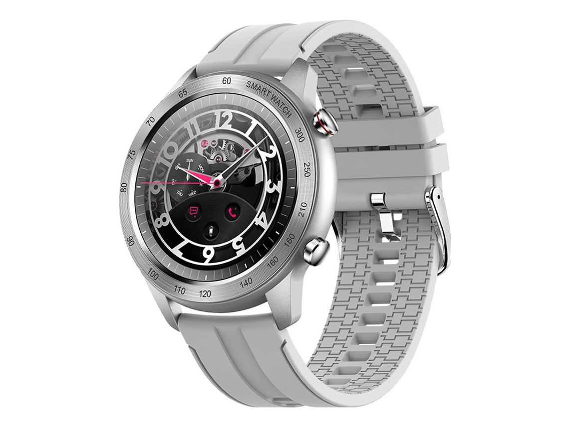 Smartwatch YIZHOOD Te697 Monitor de Frequência Cardíaca Ip68 À Prova de Água Cinza