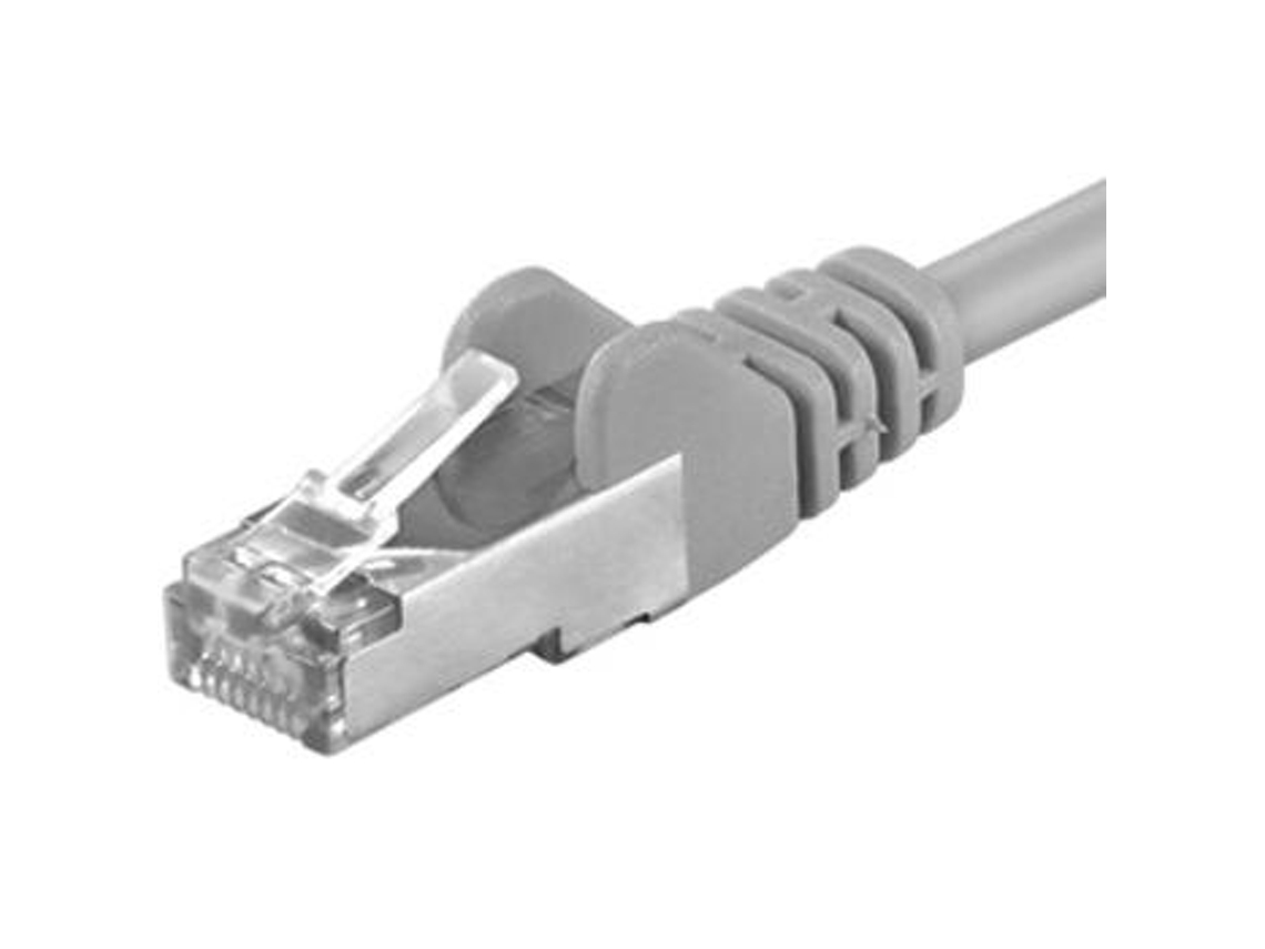 Premiumcord Patch Kabel S-Ftp Cat6A 10M Seda Cabo de Rede Cinzento Sf/Utp S-Ftp