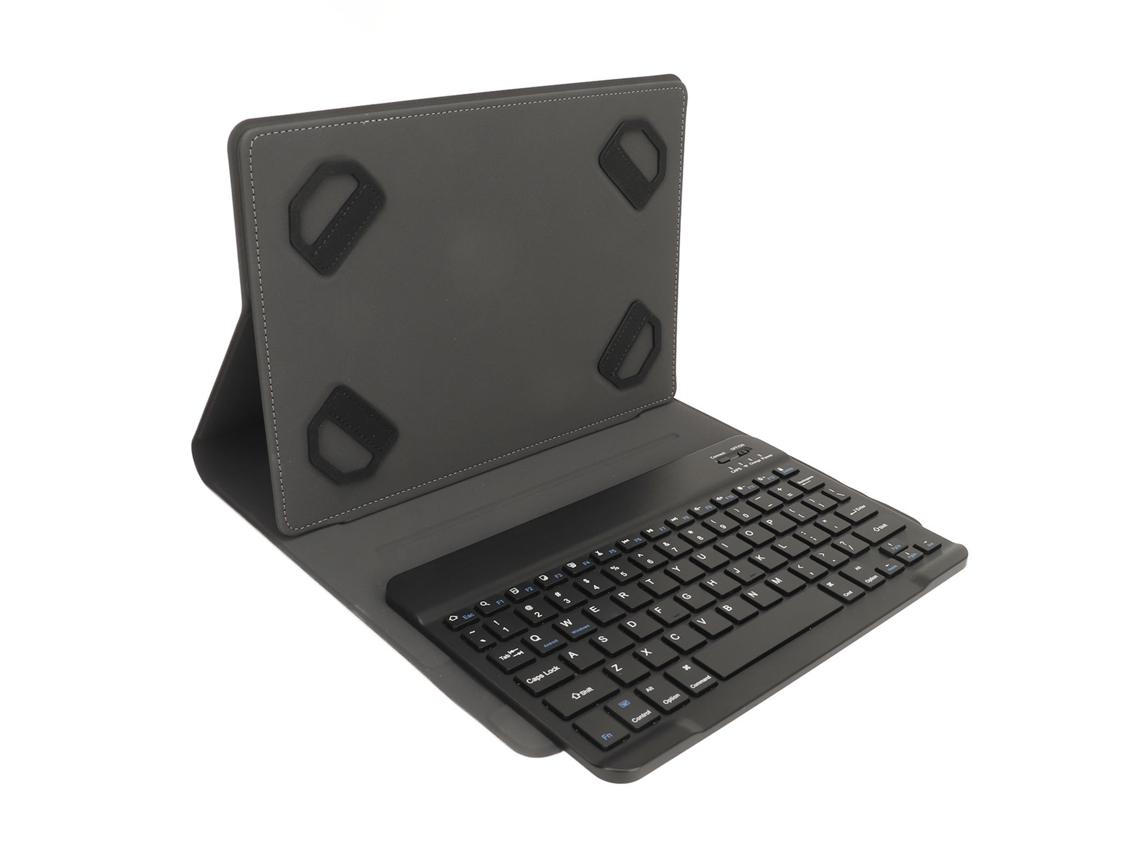 Raum-capa Com Teclado Bluetooth Universal Para Tablet 9.7 A 11 Polegadas Em Couro Pu Anti-riscos Sem Retroiluminação E Trackpad