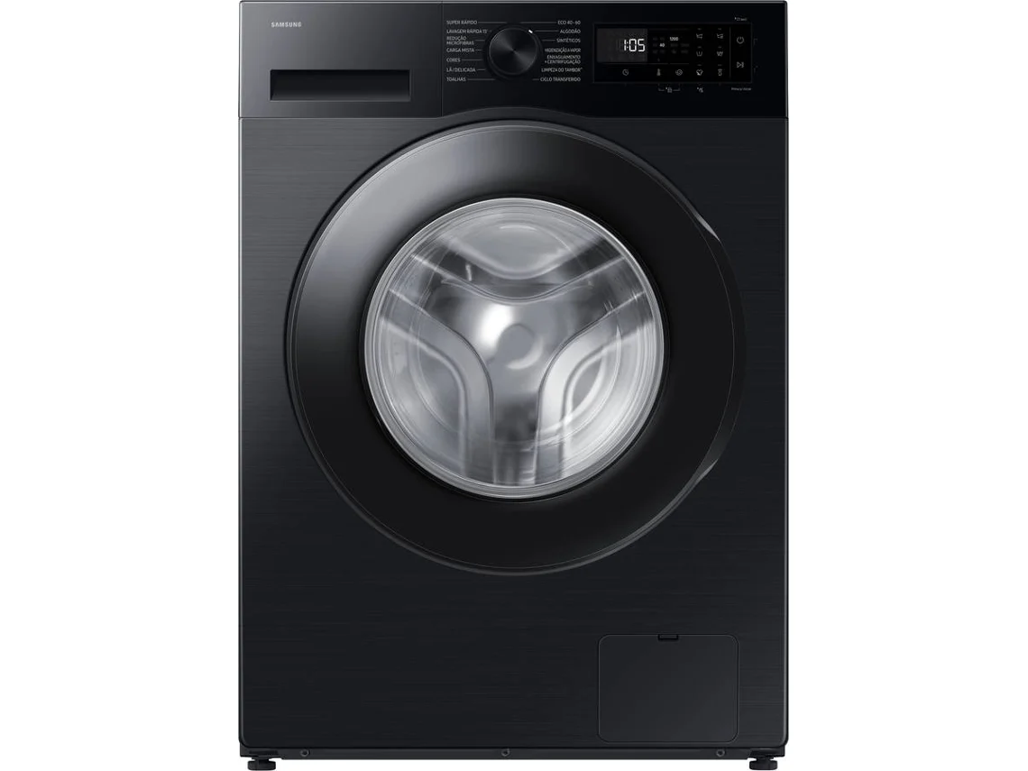 Máquina de Lavar Roupa SAMSUNG WW80FG5L32ABEP (8 kg - 1200 RPM - Preto)