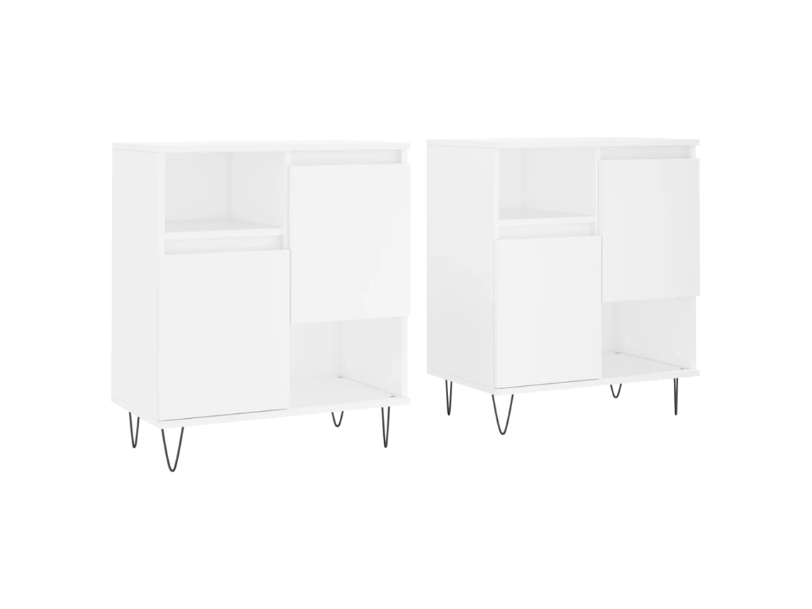 Sideboard, Sideboards Vidaxl Branco Madeira Processada (n/a)