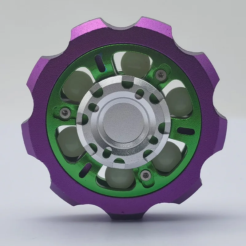 Giroscópio De Metal De Descompressão (roxo)