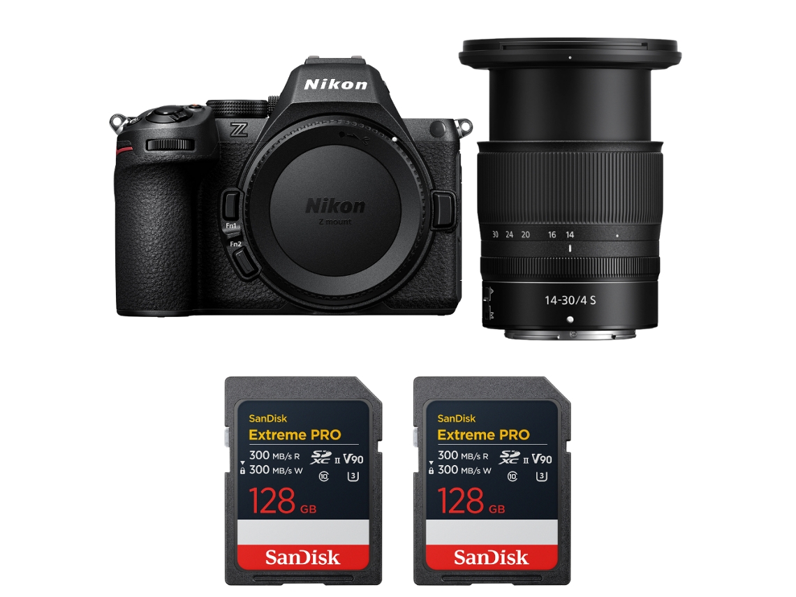 Z5 Ii + 14 30mm F/4 S + 2 Sandisk 128gb Extreme Pro Uhs ii Sdxc + Ebook “20 Dicas para Fotos Que Impressionam” NIKON